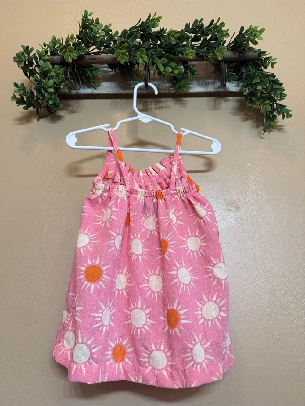 Old Navy Pink Sun Print Sundress